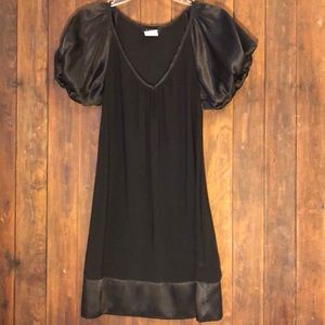 B. Darlin Little Black Puff Sleeve Dress
